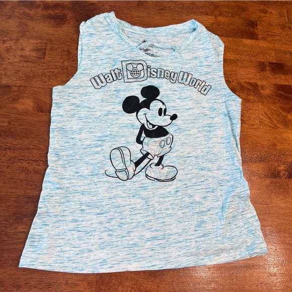 Walt Disney World Blue heathered Disney Mickey shirt size medium - Picture 1 of 6